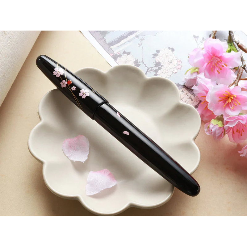 Wancher Wancher Dream Pen Echizen Urushi Penna Stilografica Sakura Zukiyo