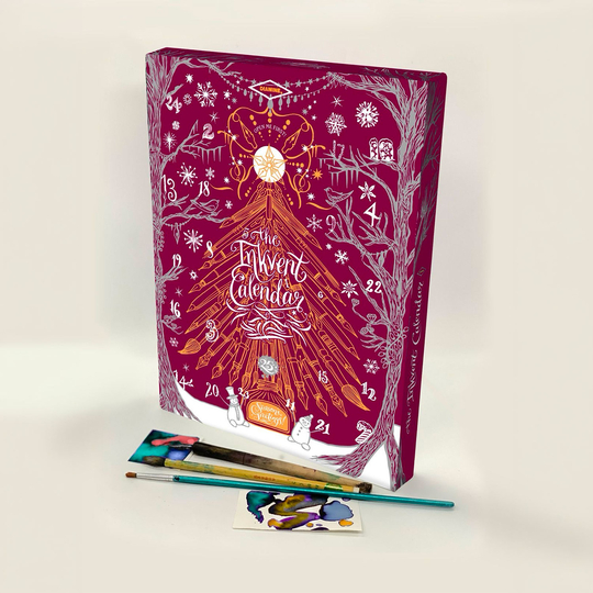 Diamine 2026 InkVent Calendar Burgundy Edition