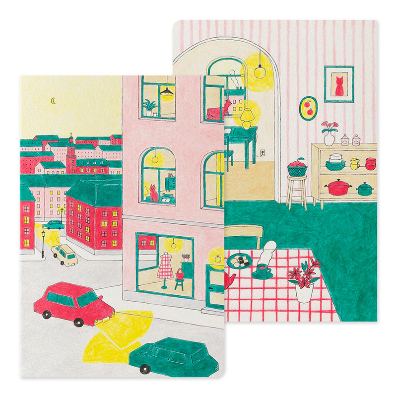 Midori Midori Yuru Log Notebook B6 Daily Life Dot