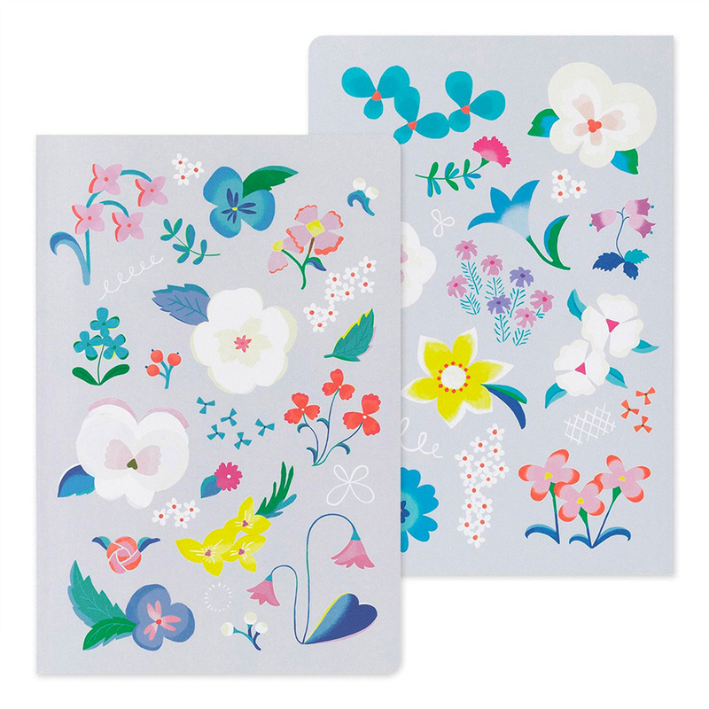 Midori Midori Yuru Log Notebook B6 Floral Dot