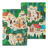 Midori Midori Yuru Log Notebook B6 Forest Animal Dot
