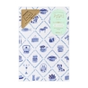 Midori Midori Yuru Log Notebook B6 Blue Nordic Dot