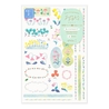 Midori Midori Yuru Log Adesivi Decorativi 2 Fogli Floral