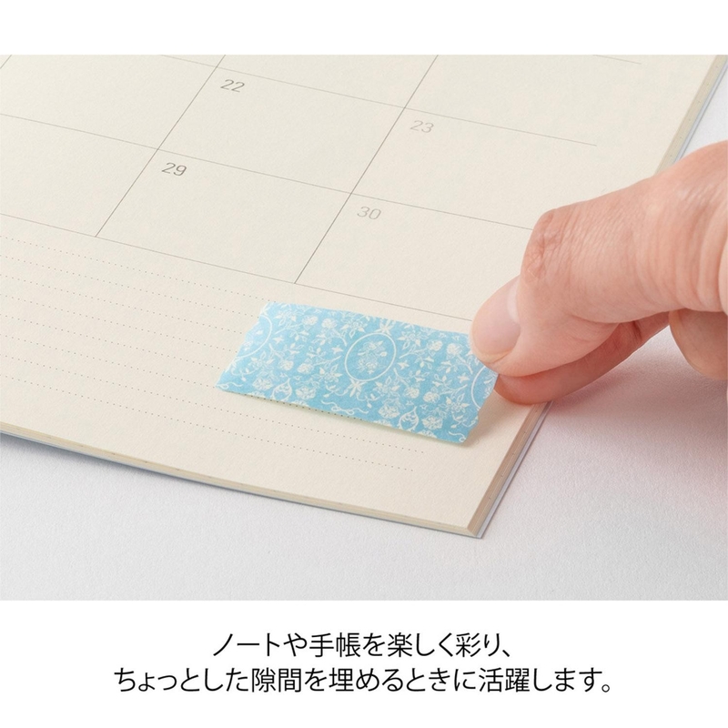 Midori Midori Yuru Log Roll Sticker Antique