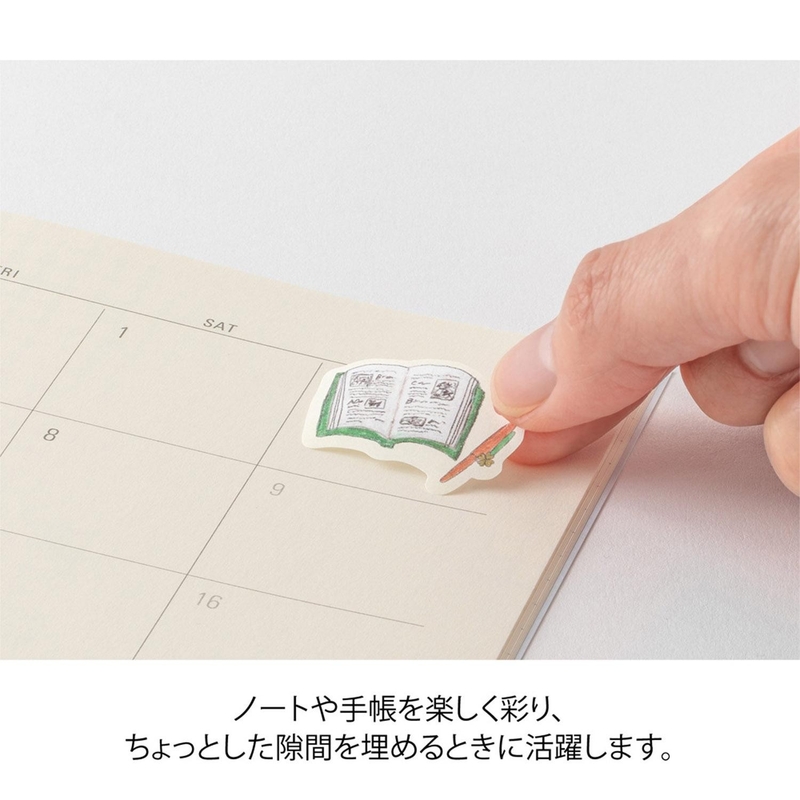 Midori Midori Yuru Log Roll Sticker Motifs