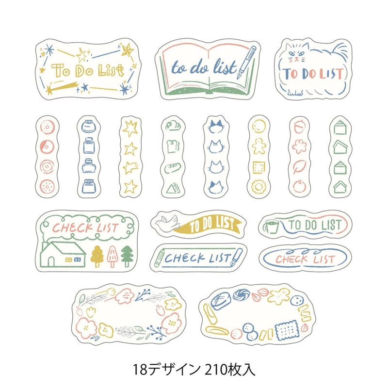 Midori Midori Yuru Log Roll Sticker List