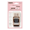 Midori Midori Paintable Rotating Stamp Soft Color Days of the Week Brown