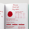 Diamine Diamine Inkvent Ruby Taffeta Ink Bottle 50 ml Teal Edition Chameleon