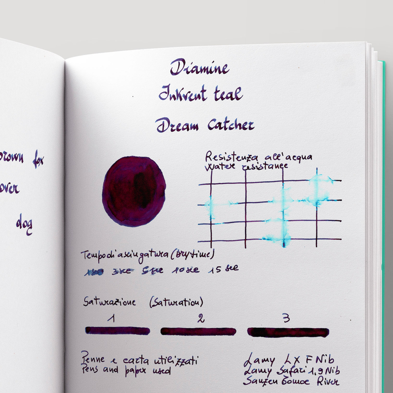 Diamine Diamine Inkvent Dream Catcher Ink Bottle 50 ml Teal Edition Extreme Sheen