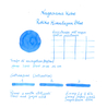 Nagasawa Nagasawa Kobe Monogatari Rokko Himalayan Blue Ink Bottle 50 ml