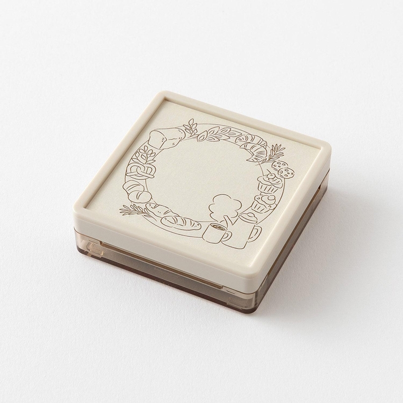 Midori Midori Paintable Stamp Pre-Inked Soft Color Bread Brown