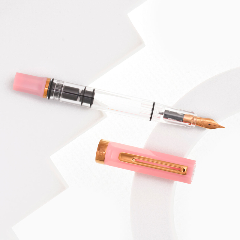 TWSBI Twsbi Eco Penna Stilografica Pink Lemonade & Bronze