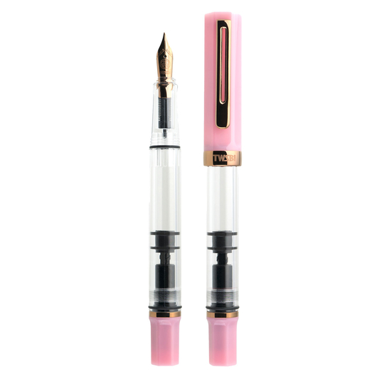 Twsbi Eco Penna Stilografica Pink Lemonade & Bronze
