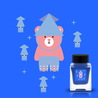 Tono & Lims Tono & Lims Blue Gemstone Ink Bottle 30 ml