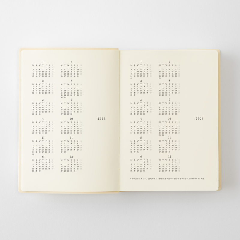 MD Paper MD Notebook Agenda 1 day 1 page 2027 Giornaliera A6