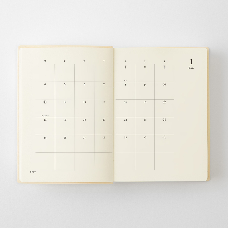 MD Paper MD Notebook Agenda 1 day 1 page 2027 Giornaliera A6