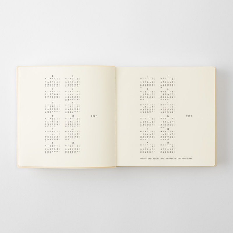 MD Paper MD Notebook Diary 1 day 1 page 2027 Daily A5 Square