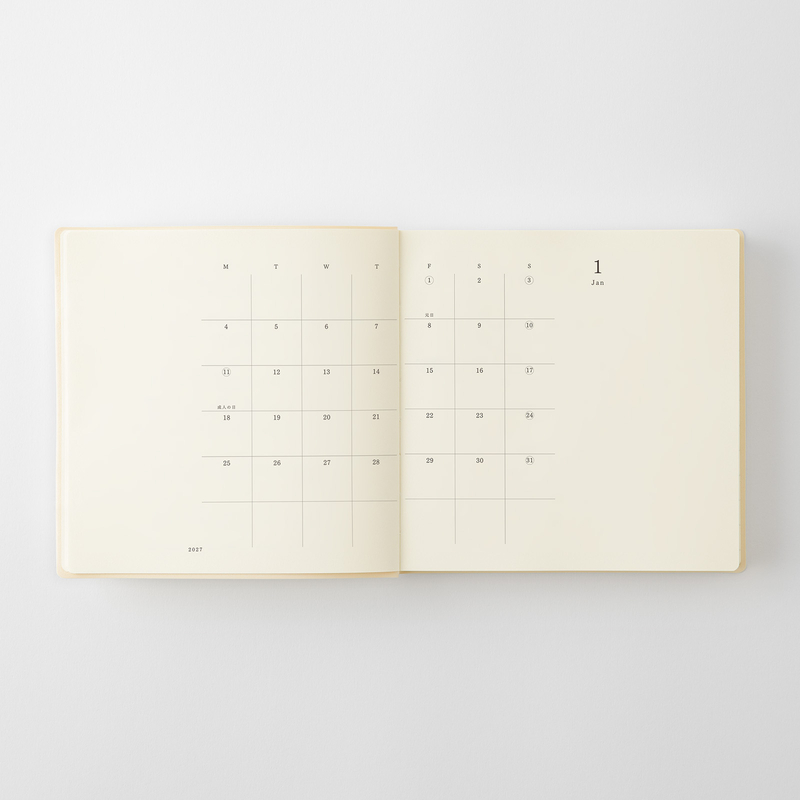 MD Paper MD Notebook Diary 1 day 1 page 2027 Daily A5 Square
