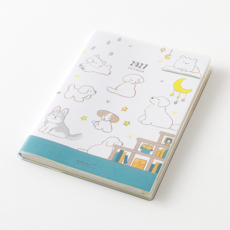Midori Midori Pocket Diary 2027 Agenda Settimanale A6 Cani