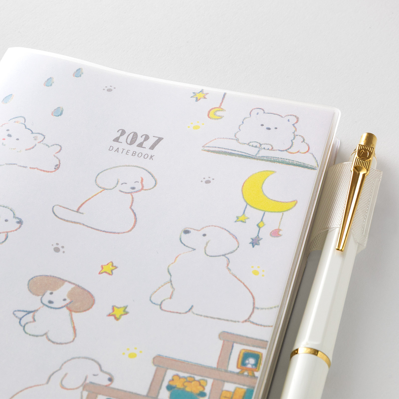 Midori Midori Pocket Diary 2027 Agenda Settimanale A6 Cani