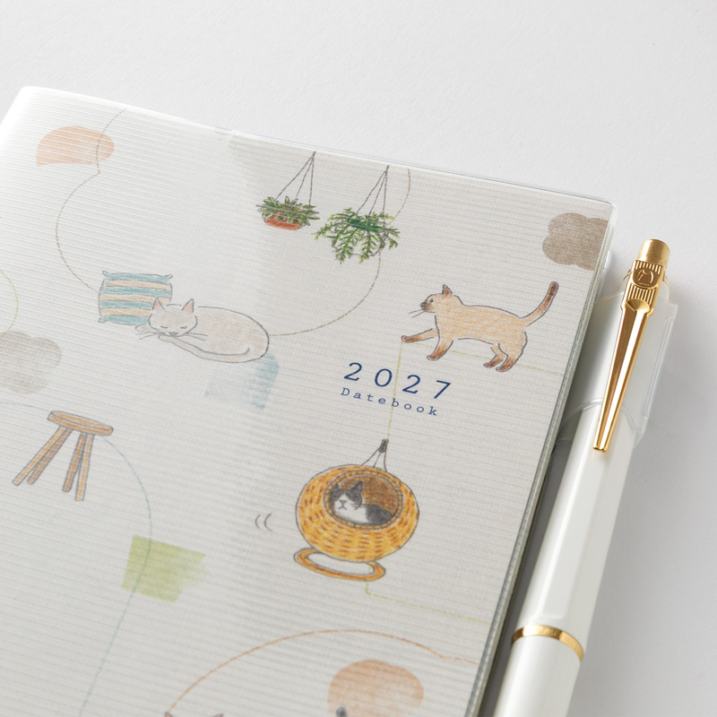 Midori Midori Pocket Diary 2027 A6 Cat