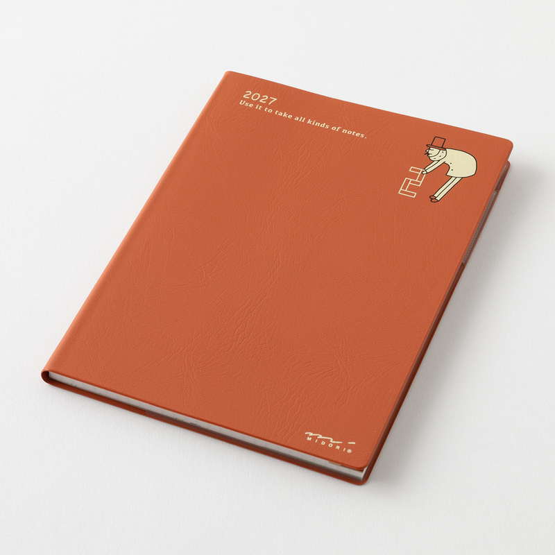 Midori Midori Pocket Diary 2027 Agenda Mensile A6 Ojisan