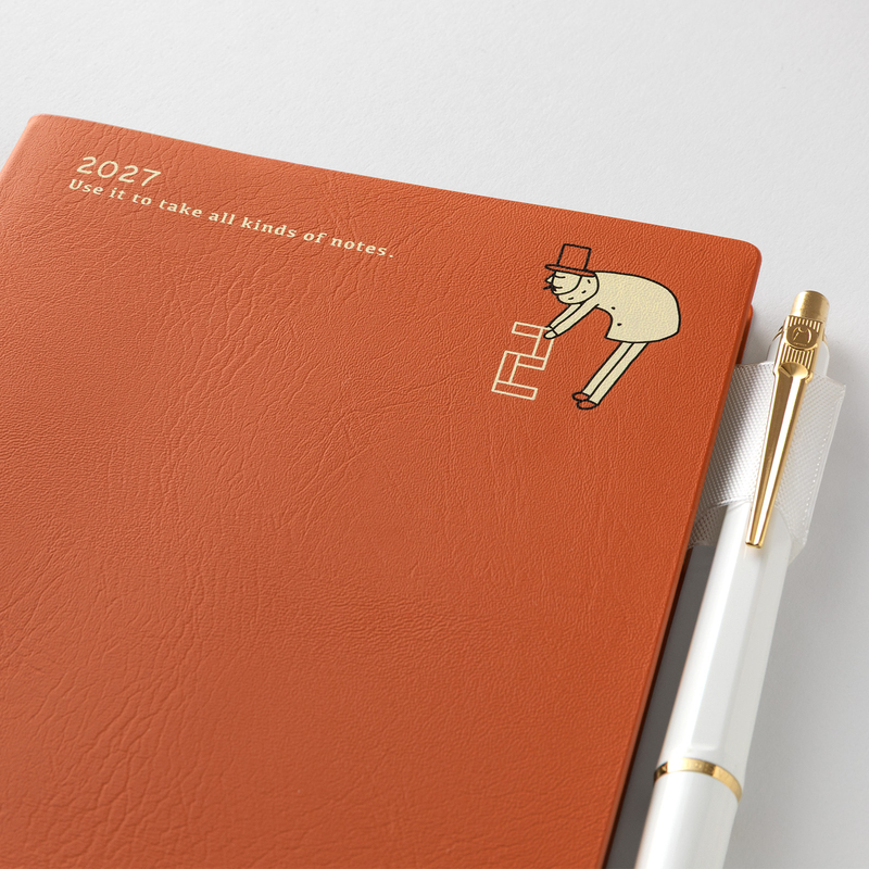 Midori Midori Pocket Diary 2027 A6 Monthly Ojisan