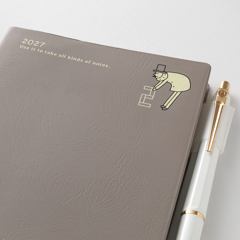 Midori Midori Pocket Diary 2027 A6 Weekly Ojisan