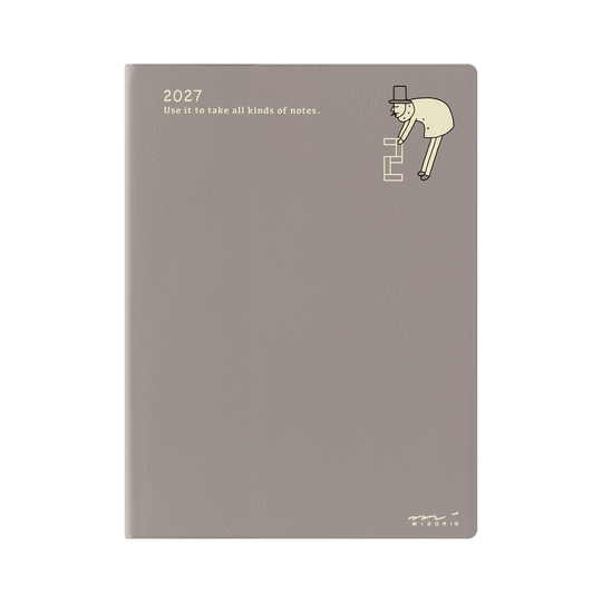Midori Pocket Diary 2027 A6 Weekly Ojisan
