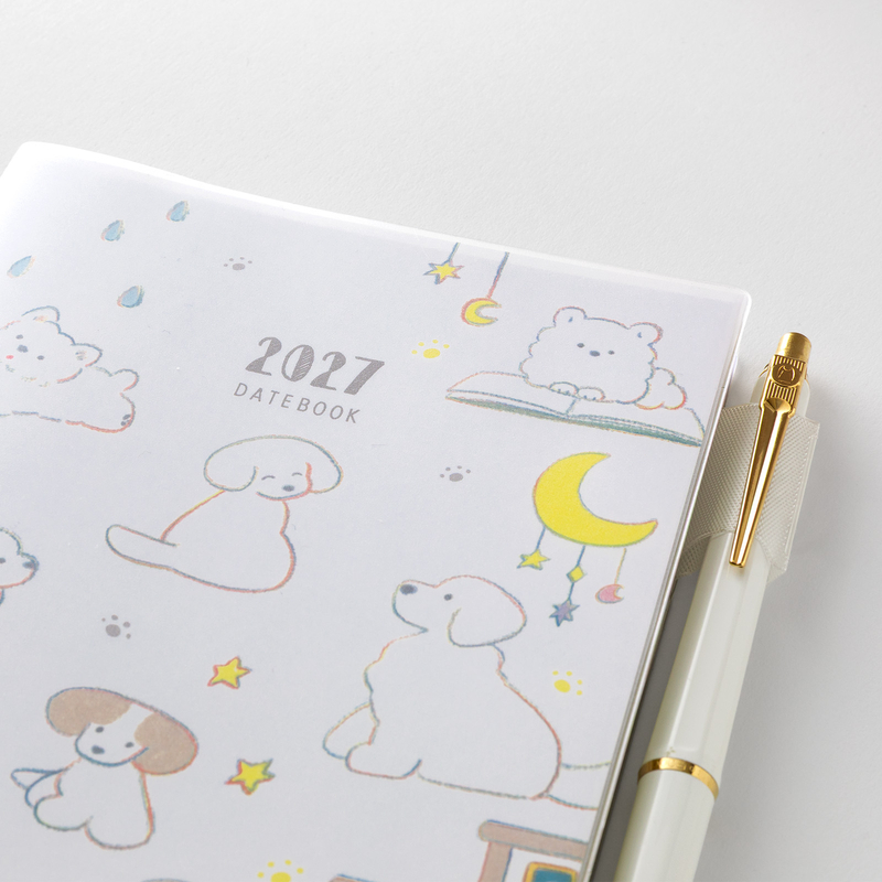Midori Midori Pocket Diary 2027 Agenda Settimanale B6 Cani