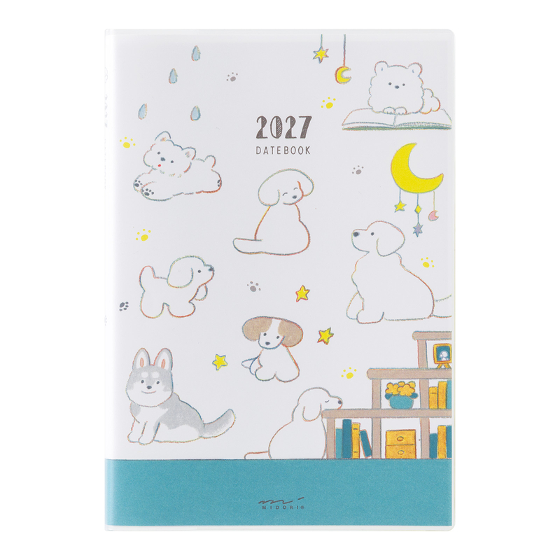 Midori Midori Pocket Diary 2027 B6 Dog