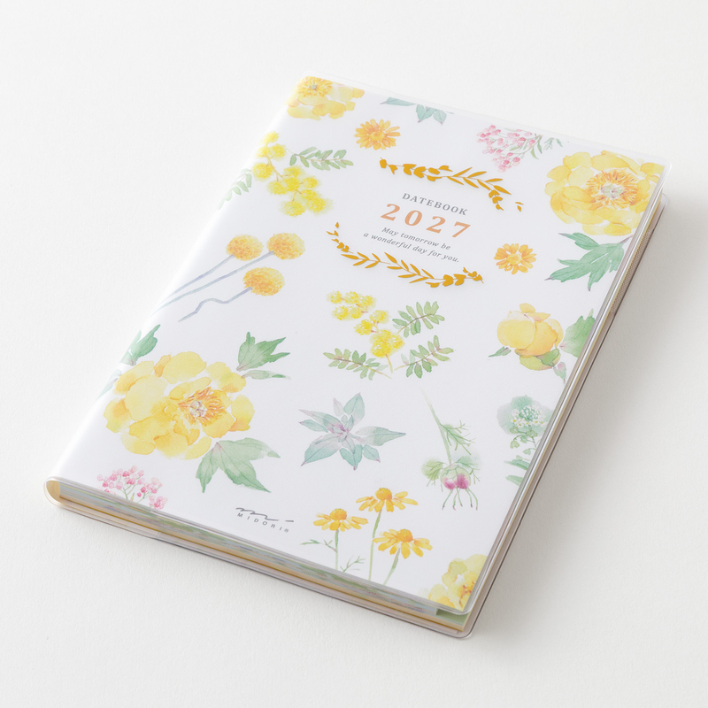 Midori Midori Pocket Diary 2027 B6 Country Time Flower