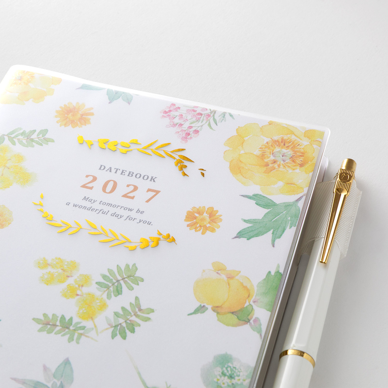 Midori Midori Pocket Diary 2027 B6 Country Time Flower