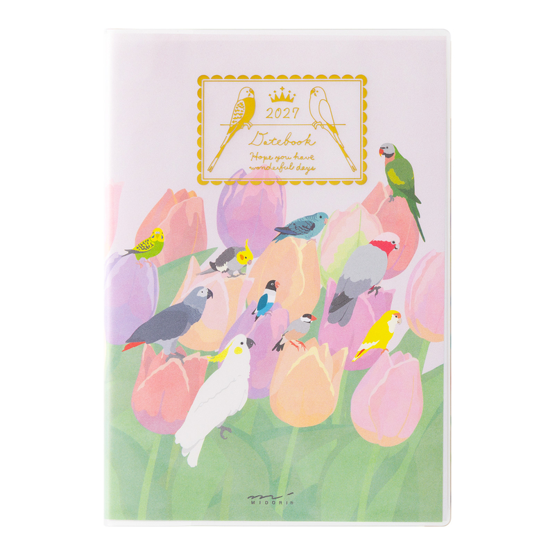 Midori Midori Pocket Diary 2027 B6 Bird