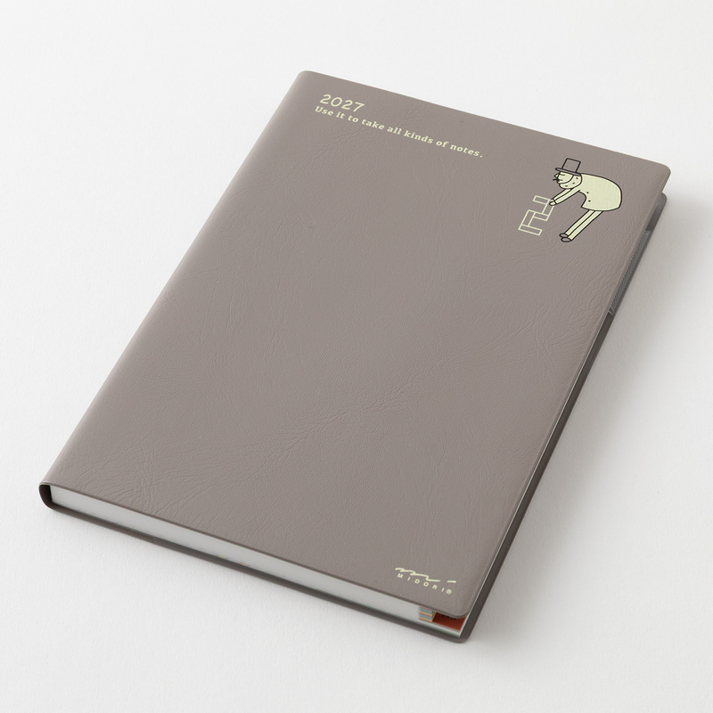 Midori Midori Pocket Diary 2027 B6 Weekly Ojisan