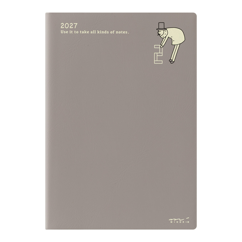 Midori Midori Pocket Diary 2027 B6 Weekly Ojisan