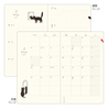 Midori Midori Book Style Diary 2027 B6 Cat Green