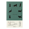 Midori Midori Book Style Diary 2027 B6 Cat Green
