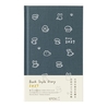 Midori Midori Book Style Diary 2027 B6 Dog Navy