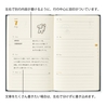 Midori Midori Book Style Diary 2027 Agenda Settimanale B6 Cani Navy