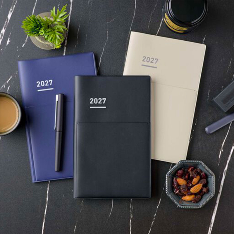 Kokuyo Kokuyo Jibun Techo Biz Agenda 2027 A5 Slim Navy