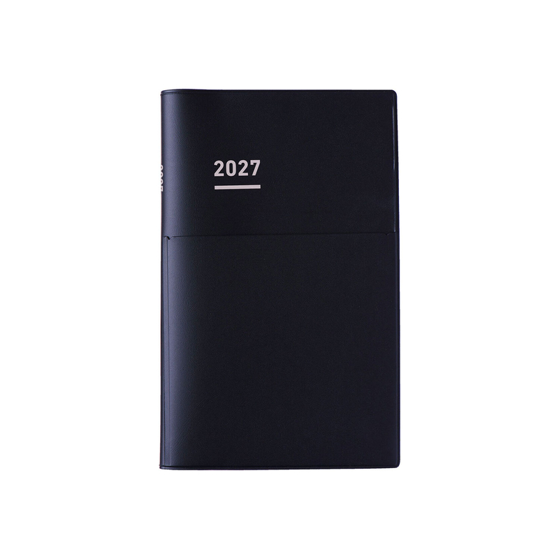 Kokuyo Kokuyo Jibun Techo Biz mini Agenda 2027 B6 Slim Nera