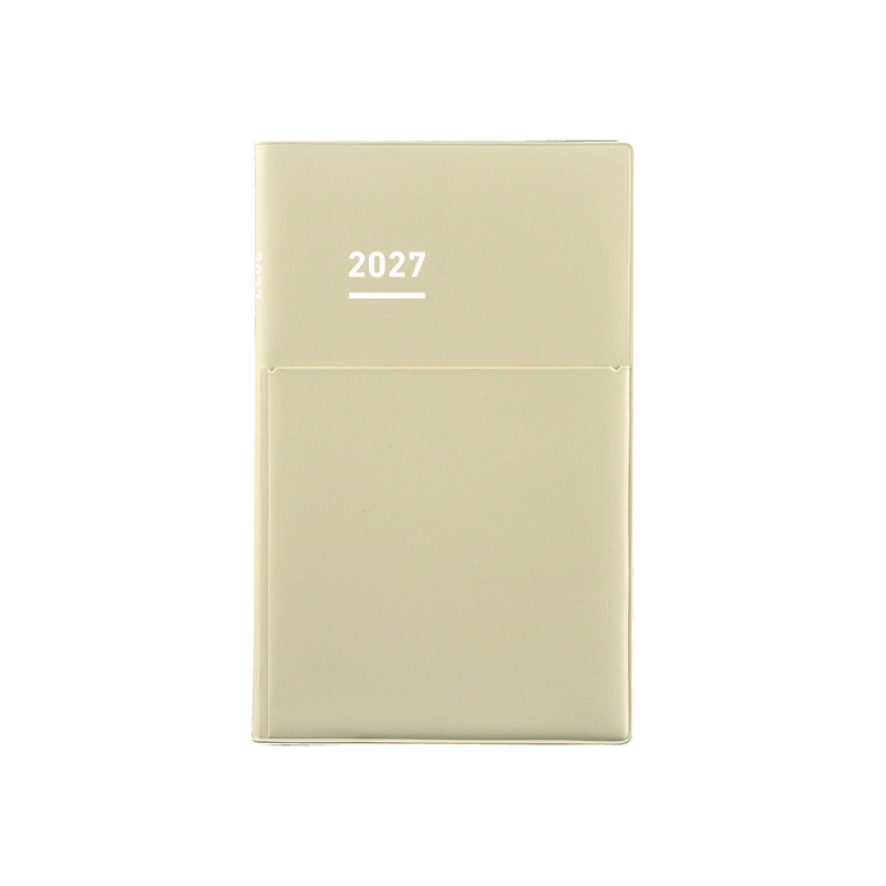 Kokuyo Kokuyo Jibun Techo Biz mini Agenda 2027 B6 Slim Beige