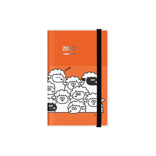 Kokuyo Jibun Techo First Kit mini Agenda 2027 B6 Slim Arancione