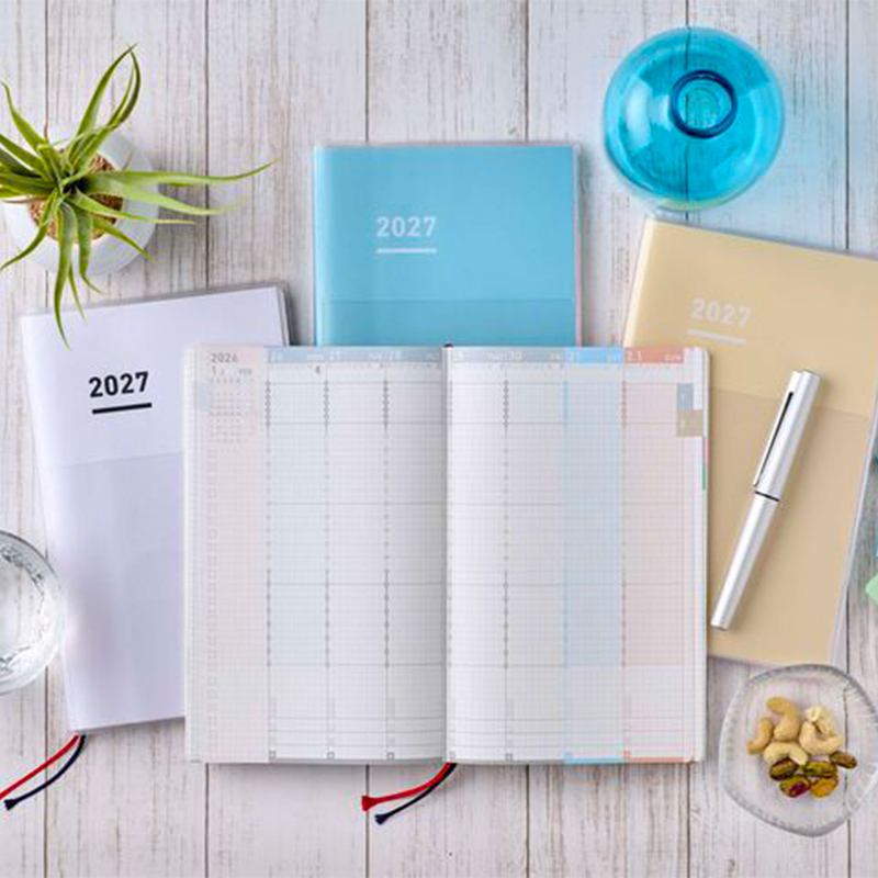 Kokuyo Kokuyo Jibun Techo Diary 2027 A5 Slim Green