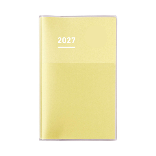 Kokuyo Jibun Techo Diary Agenda 2027 A5 Slim Gialla