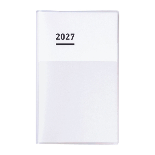Kokuyo Jibun Techo Diary Agenda 2027 A5 Slim Bianca