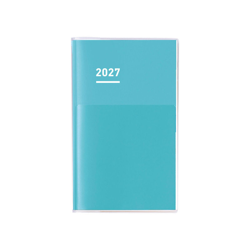 Kokuyo Kokuyo Jibun Techo Diary mini Agenda 2027 B6 Slim Verde