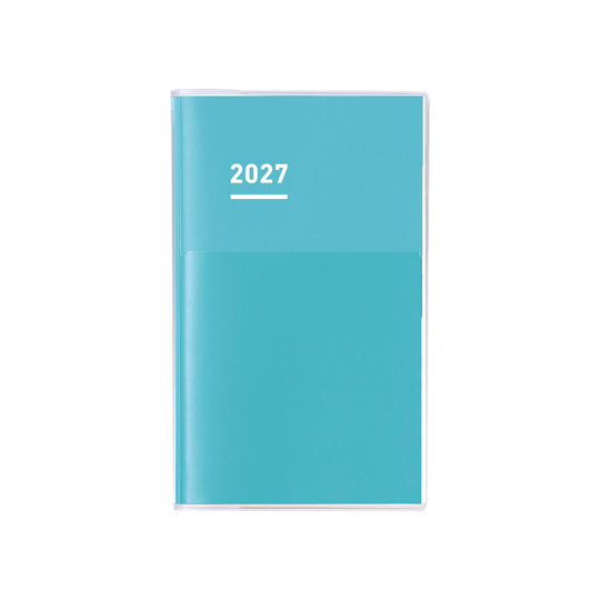 Kokuyo Jibun Techo Diary mini 2027 B6 Slim Green