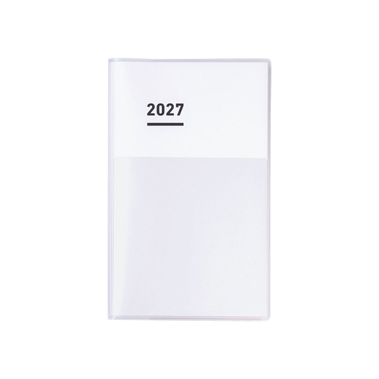 Kokuyo Jibun Techo Diary mini Agenda 2027 B6 Slim Bianca